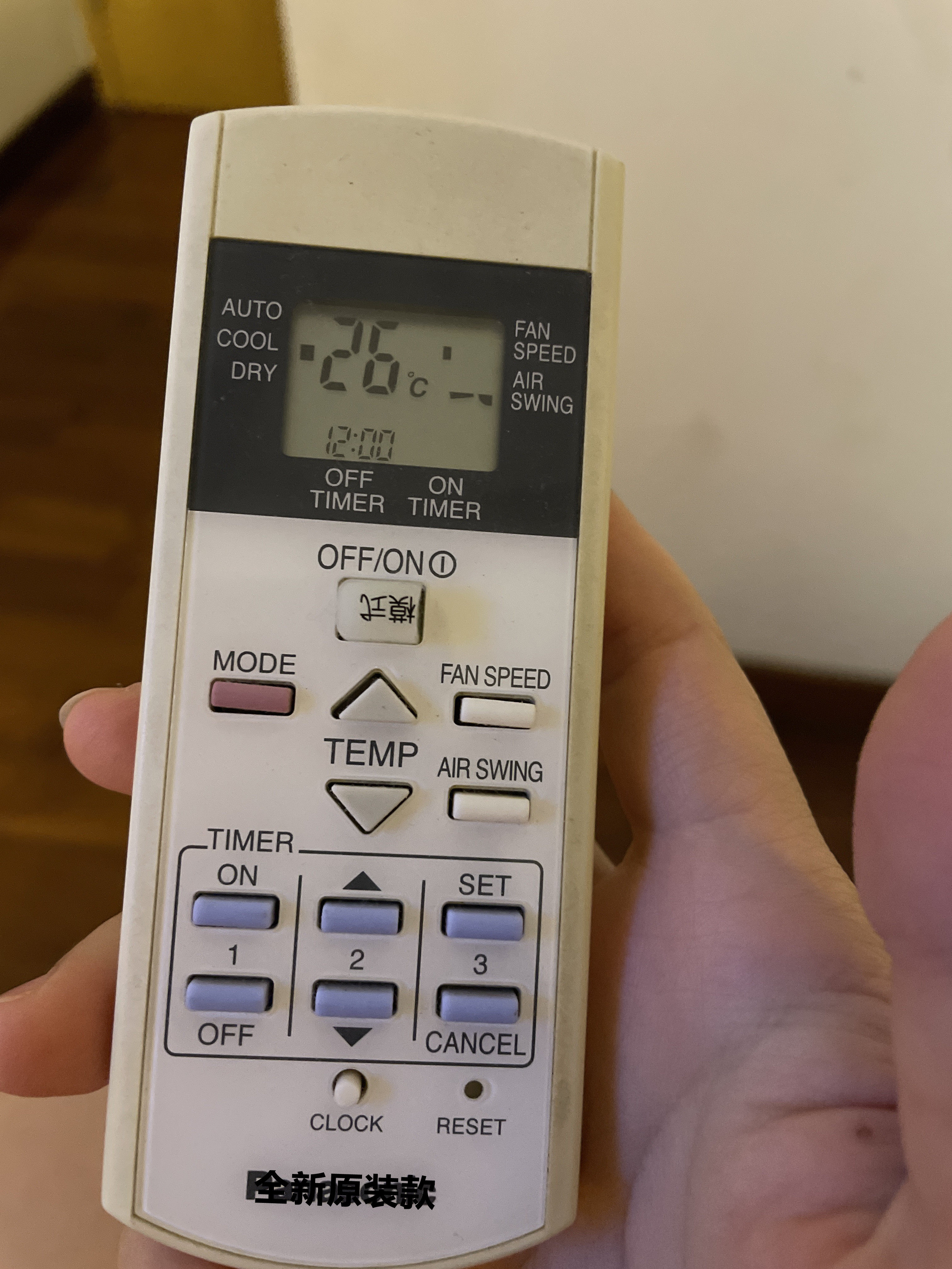 Original Panasonic Air Conditioner Air Conditioner Remote Controller A75C2606 A75C2632 A75C2656 English Imported Machine