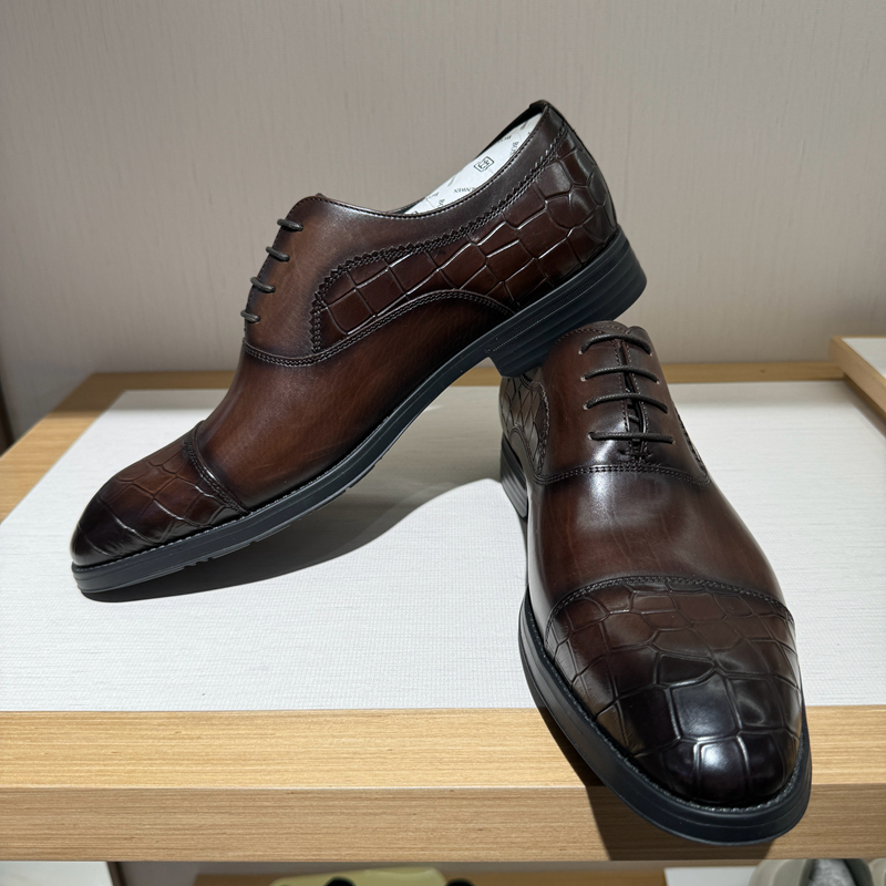 Bosssunwen Counter Spring and Summer New Authentic Business Casual Men's Leather Shoes C31Dbf11333