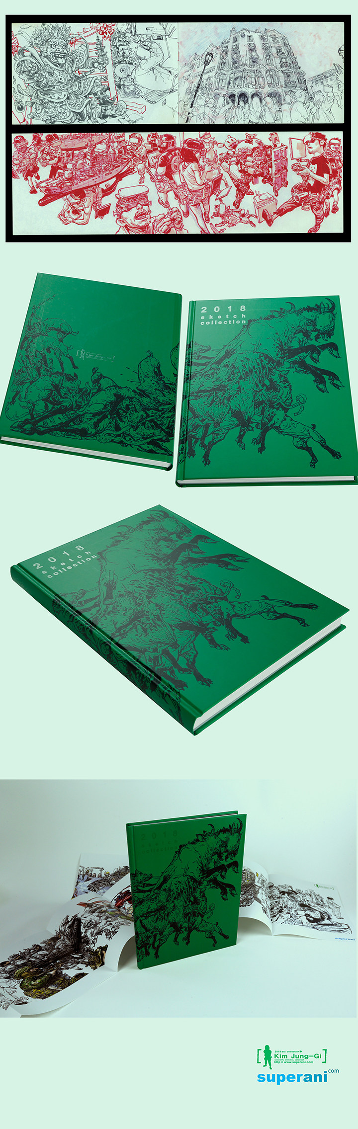 Kim Jung-Gi 2018 sketch collection 金政基速写Superani出品| eBay