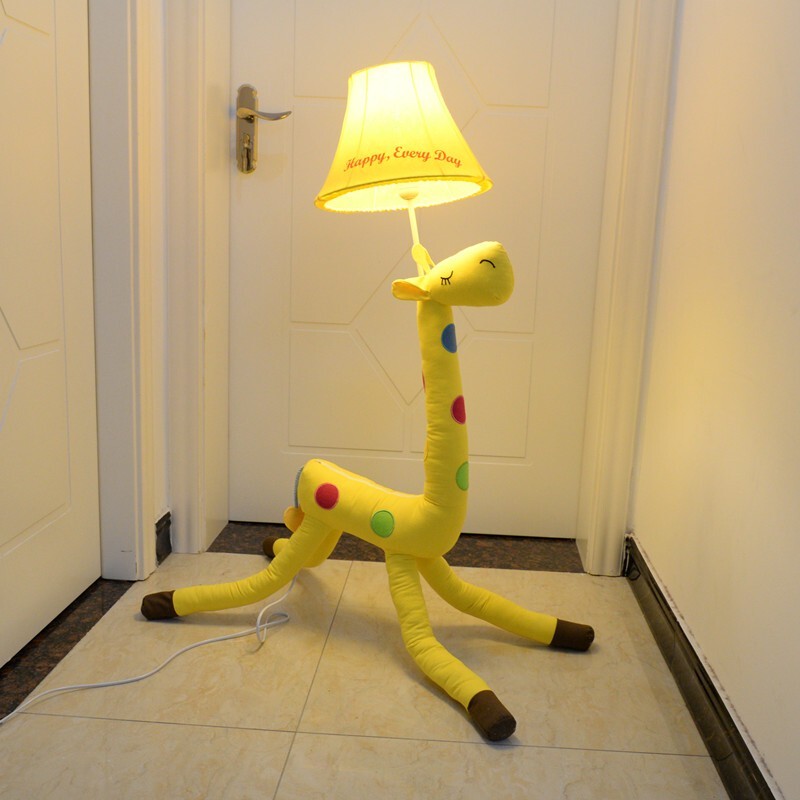 Children's Eye-Protecting Giraffe Table Lamp Living Room Bedroom Bedside Decorative Table Lamp Cartoon Creative Boy Girl Student