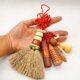 Sorghum seedling mini broom folk custom broom baby child mini broom hanging bedside stroller crib for sleeping