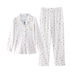 [Giải phóng mặt bằng] Fen Teng Qian dòng đồ ngủ mùa xuân và mùa thu đồ ngủ của phụ nữ cotton dài tay cotton thường xuyên phục vụ nhà phù hợp - Nam giới đồ ngủ nam Nam giới