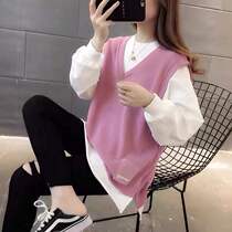 2022 pregnant women Fashion out of the spring clothing new leave Two ladies Weiwear Han version loose Spring and autumn Pregnant Women Clothes