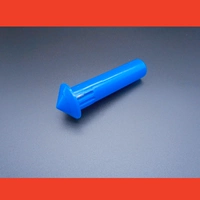 Длинная дышащая кепка 12 см. Синий 100