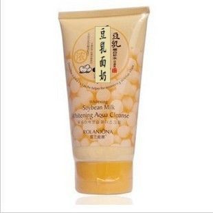 露兰姬娜 豆乳补水洁面乳 保湿滋润深层清洁洗面奶 150ml