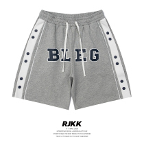 American Street Sparkling Print Sports Shorts Men Rjkk Tide Cards Loose Casual Drauts Basketball Pants Students Halfpants