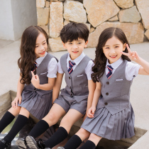 Kindergarten garden clothes summer clothes new primary school uniforms children graduation clothes children British style suit suit suit suit suit