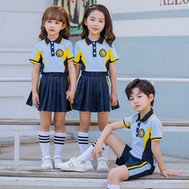 Kindergarten Garden Suit Summer Clothing College Wind Elementary School Uniforms Summer Sportswear Fashion for men and women short sleeve childrens class clothes suit