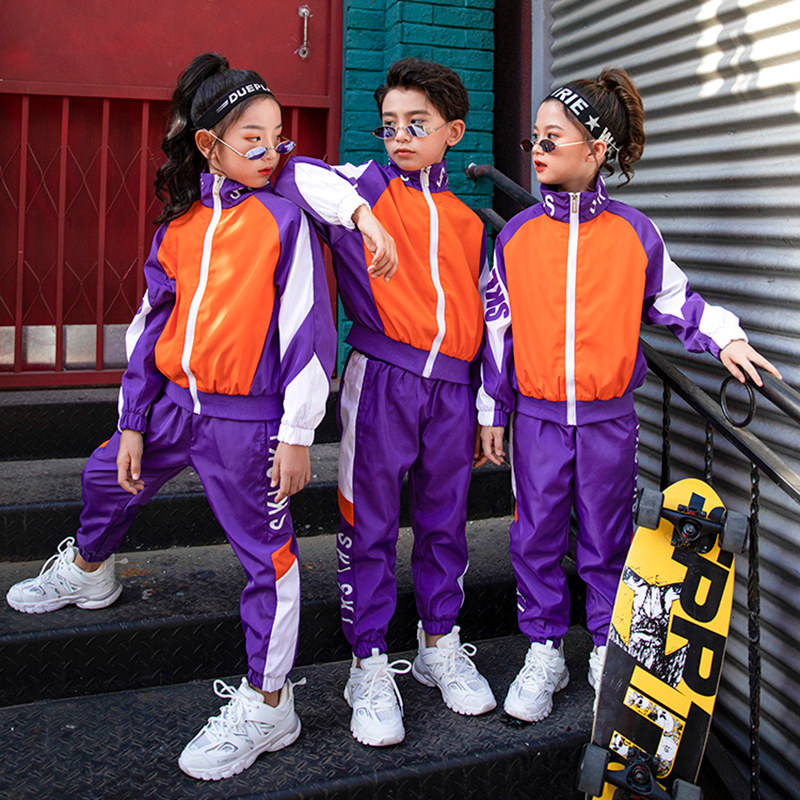 Primary school children's school uniforms new spring and autumn clothes kindergarten garden clothes sports clothes for children's children's college wind suit