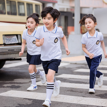 Kindergarten Landscaped Summer Clothing Sportswear Suit Children School Suit College Wind Men And Women Short Sleeve Summer Elementary School Uniforms