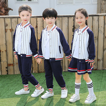 Kindergarten garden clothes spring and autumn clothes childrens baseball clothes class uniforms primary school uniforms sportswear teacher clothes cotton sets