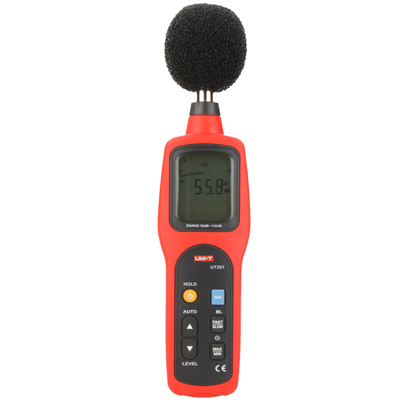 Youlide UT351 handheld sound level counting noise meter high-precision professional sound meter decibel test table