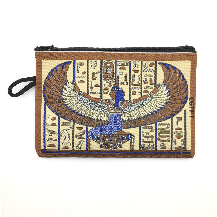 Egyptian Small Purse Coin Purse Cleopatra Anka Isis God Cat Best Hades
