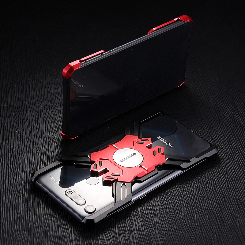 Kylin Armor Heroes Bracket Aluminum Metal Shell Case Cover for Huawei Honor V20