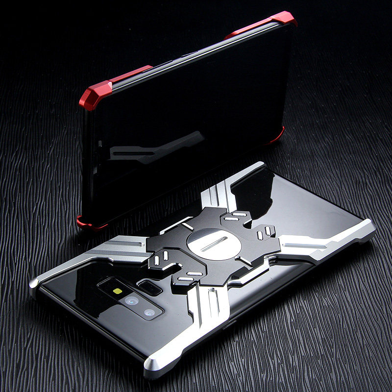 Kylin Armor Heroes Bracket Aluminum Metal Shell Case Cover for Samsung Galaxy Note 9 & Samsung Galaxy Note 8