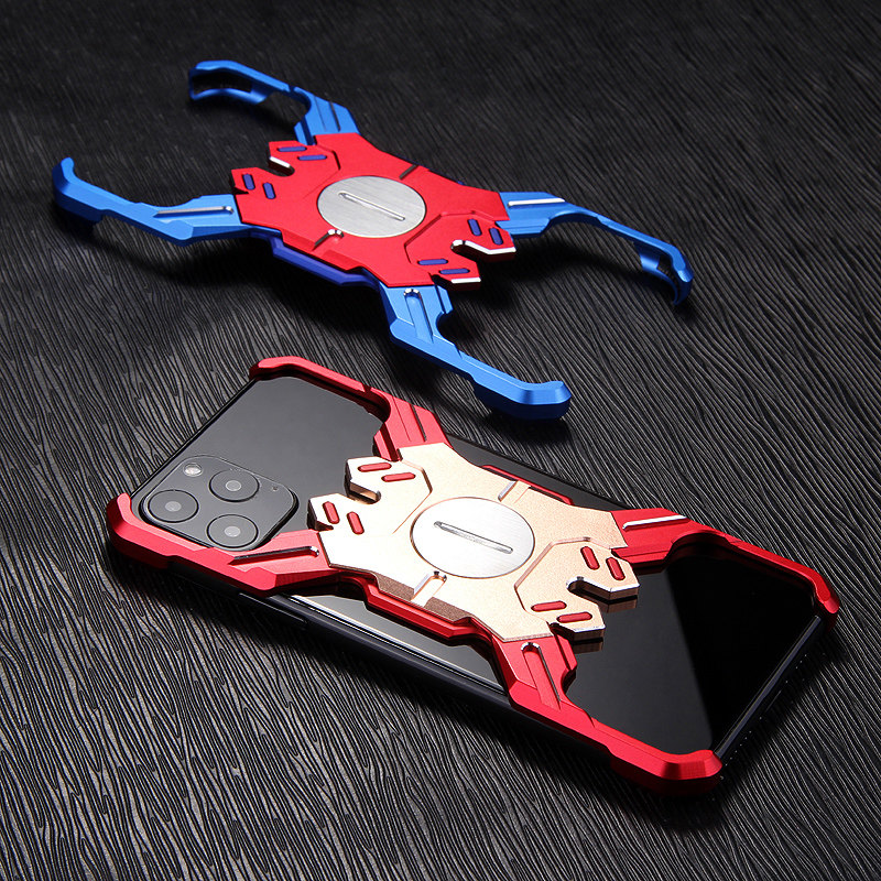 Kylin Armor Heroes Bracket Aluminum Metal Shell Case Cover for Apple iPhone 11 Pro Max & iPhone 11 Pro & iPhone 11