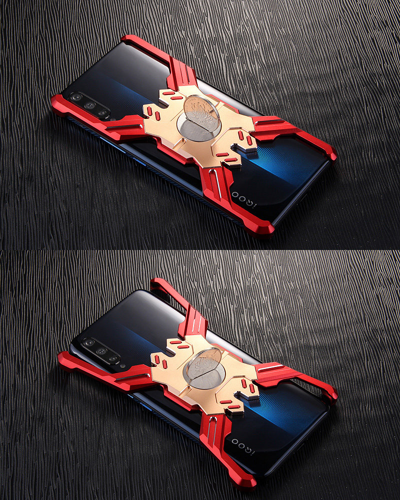 Kylin Armor Heroes Bracket Aluminum Metal Shell Case Cover for vivo iQOO