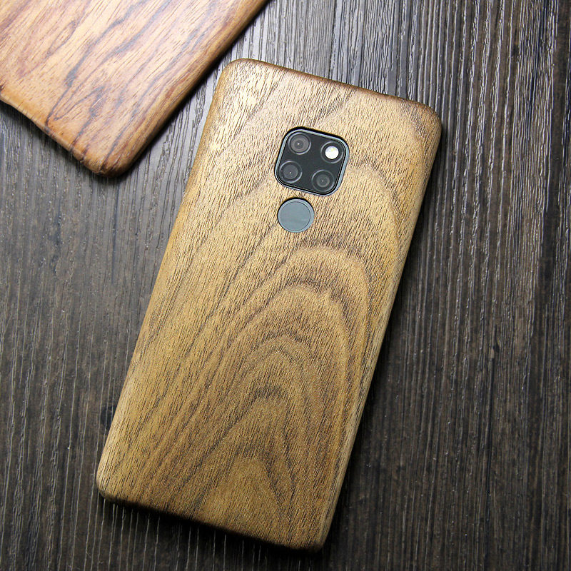 SHOWKOO Kevlar Natural Wood Ultra Slim Case Cover for Huawei Mate 20 Pro & Huawei Mate 20