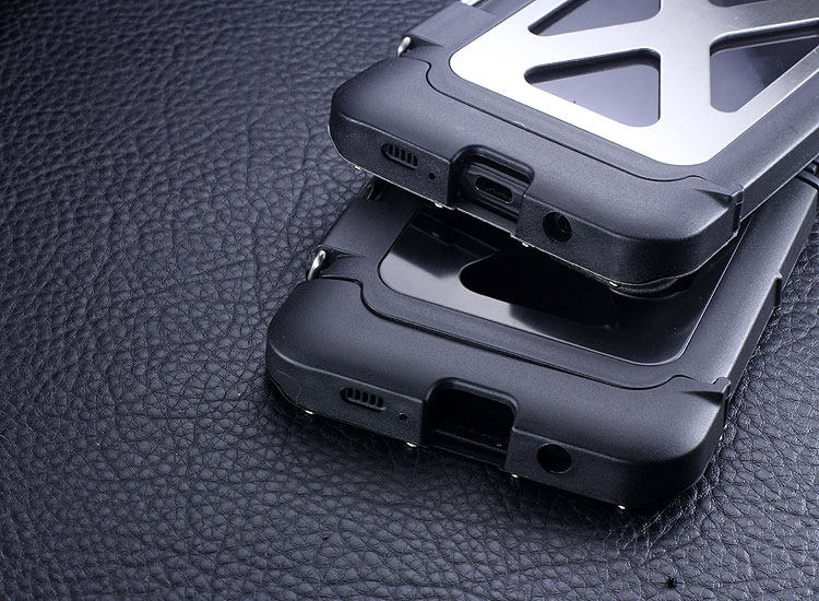 Armor King Iron Man Luxury Shockproof Stainless Steel 360° Rotating Metal Flip Case Cover for Samsung Galaxy S8 Plus & Samsung Galaxy S8