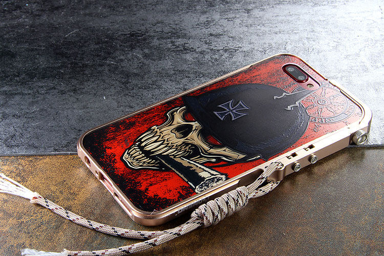 KANENG Mechanical Arm Trigger Aluminum Bumper Metal Frame 3D Cameo Back Cover Case for OPPO R11 & OPPO R11 Plus