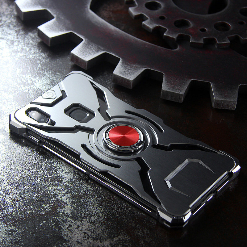 WK Iron Man Military Grade Shockproof Screw-less Metal Case w/ Ring Holder for vivo X21 UD & vivo X21