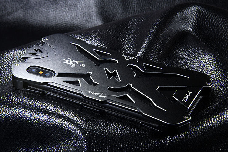 SIMON THOR Aviation Aluminum Alloy Shockproof Armor Metal Case Cover for Apple iPhone X