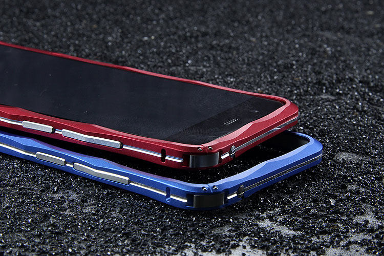 iMatch Slim Light Aluminum Metal Shockproof Bumper Case with Kickstand for Huawei P10 & Huawei P10 Plus