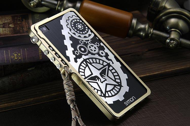SIMON Mechanical Arm Trigger Aluminum Alloy Metal Bumper Outdoor Case Cover for Huawei P8