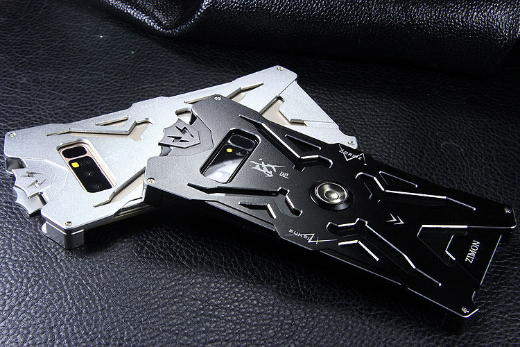 SIMON THOR Magnetic Bracket Aviation Aluminum Alloy Shockproof Armor Metal Case Cover for Samsung Galaxy Note 8