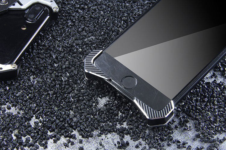 R-Just Blade Master Ring Holder Shockproof Aerospace Aluminum Metal Shell Case Cover for Apple iPhone 8 Plus & iPhone 8 & iPhone 7 Plus & iPhone 7 & iPhone 6S Plus/6 Plus & iPhone 6S/6