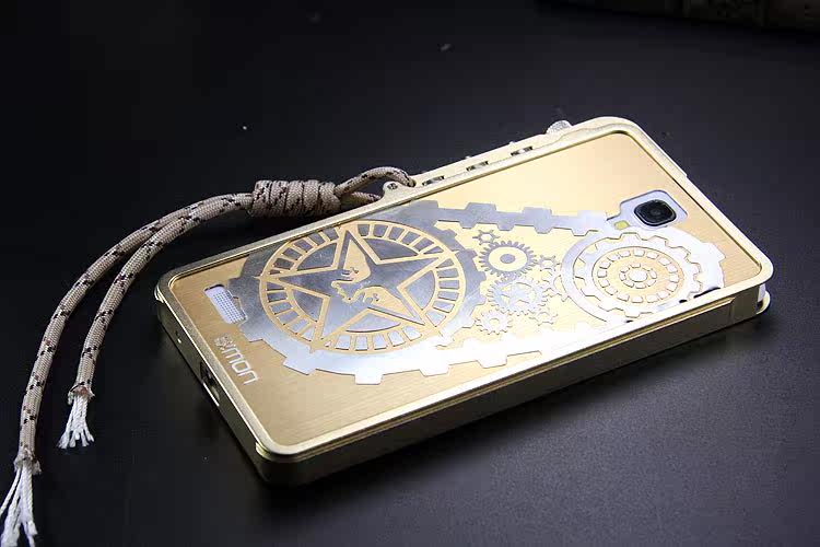 SIMON Mechanical Arm Trigger Aluminum Alloy Metal Bumper Outdoor Case Cover for Xiaomi Redmi Note