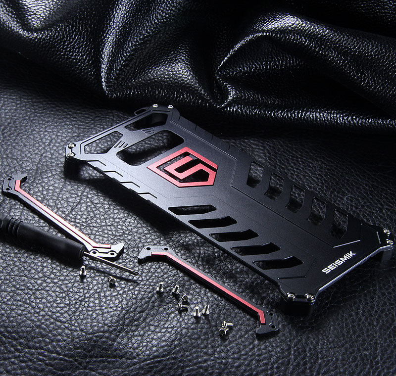 SEISMIK S-ONE Armor Man Shockproof Aluminum Shell Metal Case Cover for Samsung Galaxy Note 8