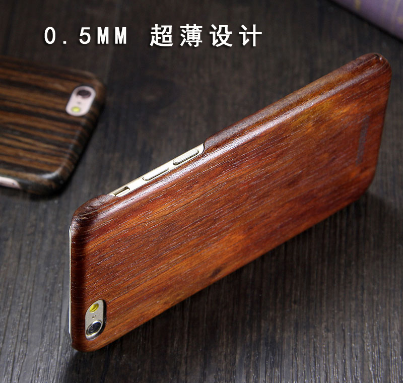 SHOWKOO Kevlar Natural Wood Ultra Slim Case Cover for Apple iPhone 6S Plus/6 Plus & iPhone 6S/6