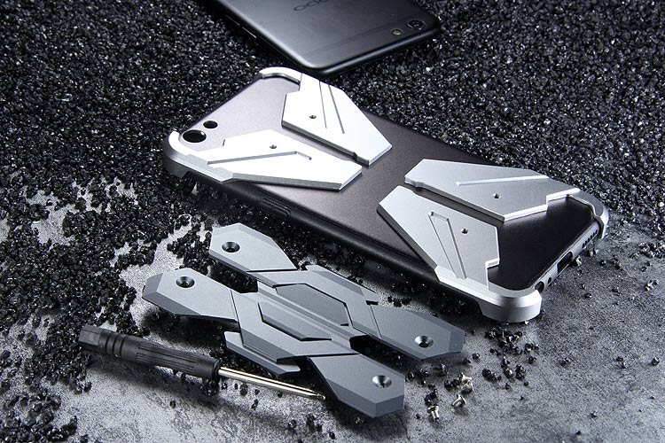 Luphie Neo Armor EVA Wings Shockproof TPU Metal Case Cover for OPPO R9s & OPPO R9s Plus & OPPO F3 Plus