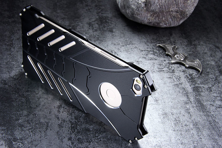 R-Just Batman Shockproof Aluminum Shell Metal Case with Custom Stent for Xiaomi Mi Max 2