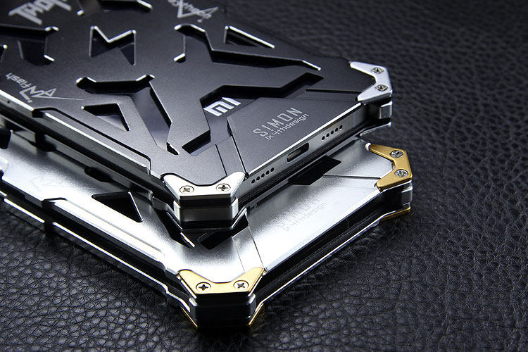 SIMON THOR Aviation Aluminum Alloy Shockproof Armor Metal Case Cover for Xiaomi Mi 5