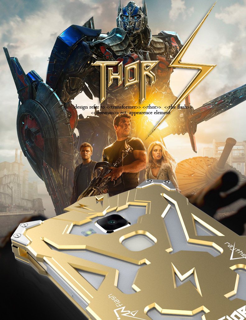 SIMON THOR Aviation Aluminum Alloy Shockproof Armor Metal Case Cover for Huawei  Mate 8 & Huawe Mate 7 & Huawei Mate S