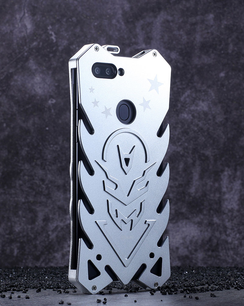 SIMON New THOR II Aviation Aluminum Alloy Shockproof Armor Metal Case Cover for OPPO R11s Plus