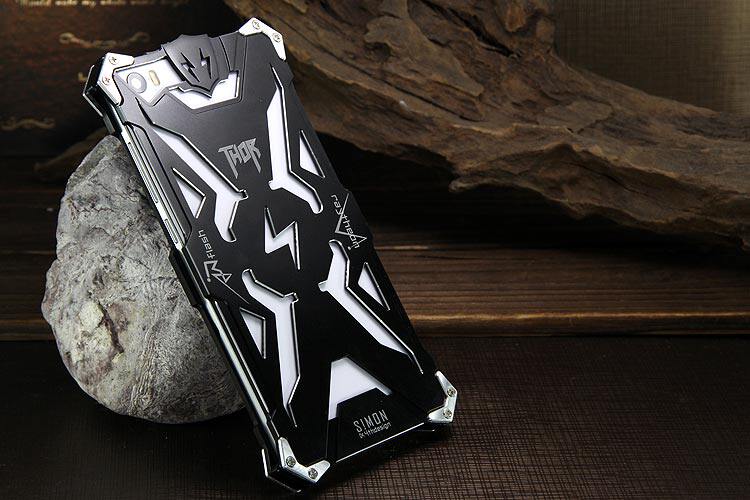 SIMON THOR Aviation Aluminum Alloy Shockproof Armor Metal Case Cover for Xiaomi Mi Note
