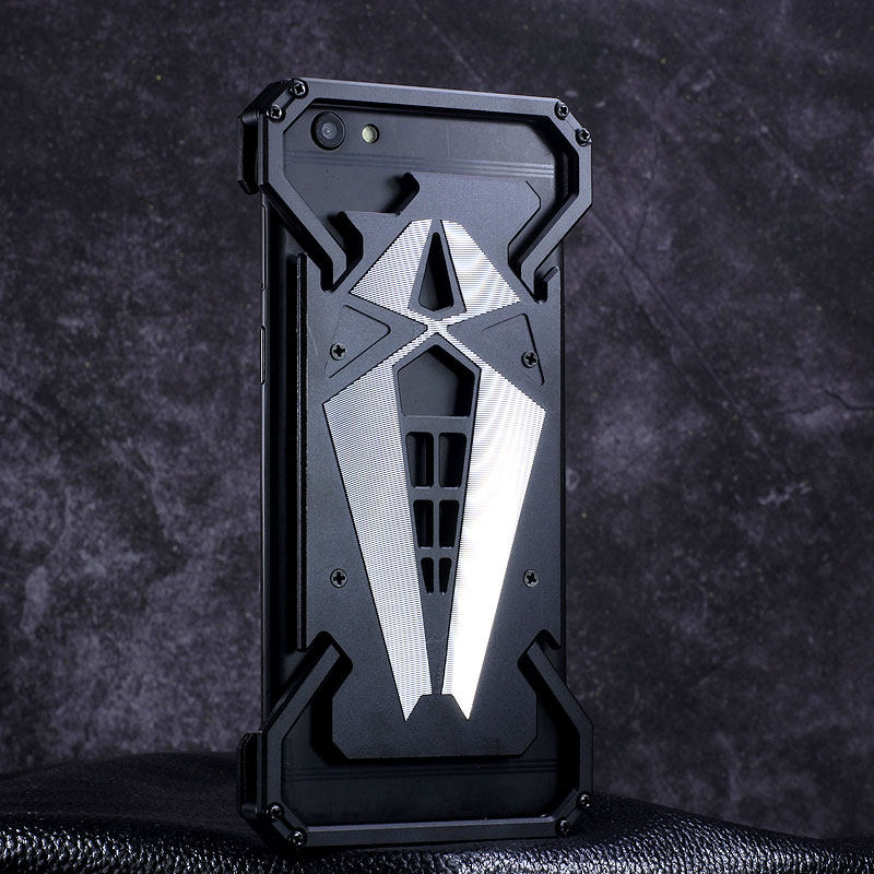 S.CENG Spider-Man Shockproof Aerospace Aluminum Metal Shell Case Cover for OPPO R9s & OPPO R9s Plus