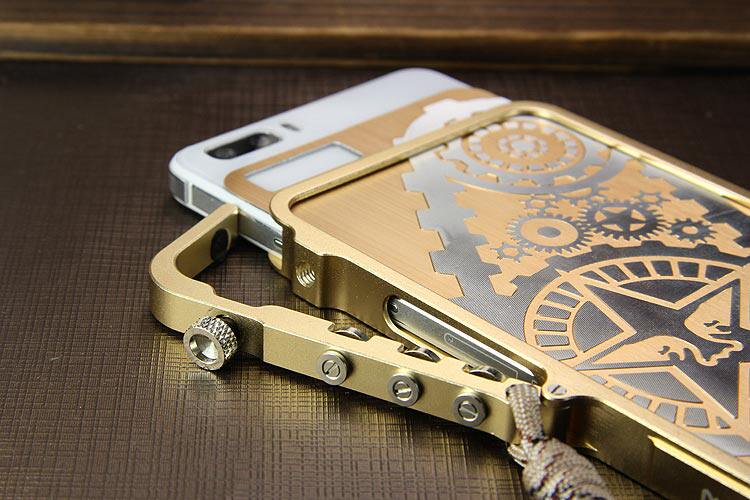 SIMON Mechanical Arm Trigger Aluminum Alloy Metal Bumper Outdoor Case Cover for Huawei Honor 6 Plus