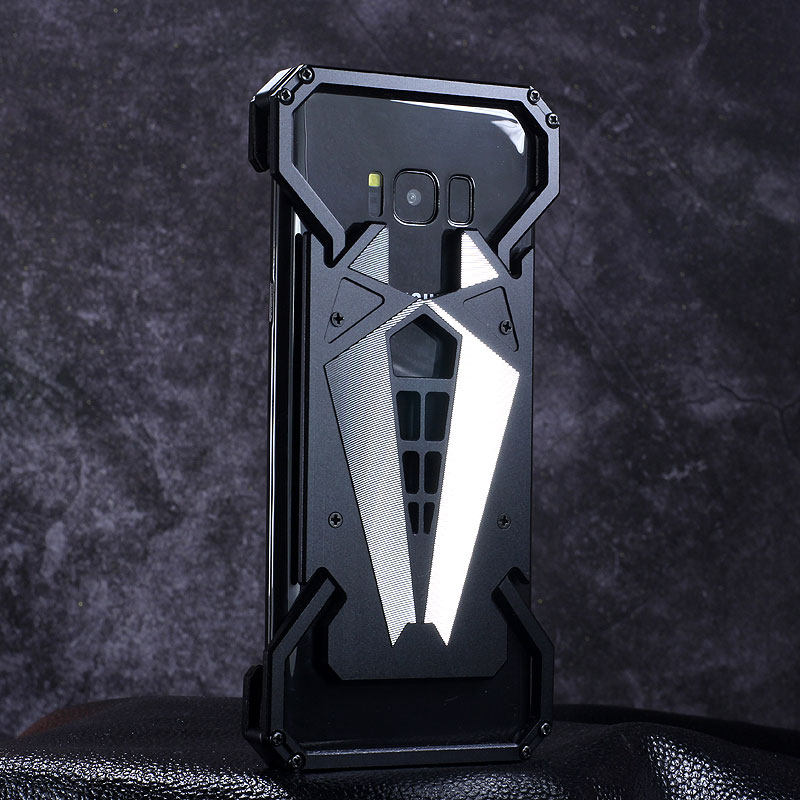 S.CENG Spider-Man Shockproof Aerospace Aluminum Metal Shell Case Cover for Samsung Galaxy S8 Plus