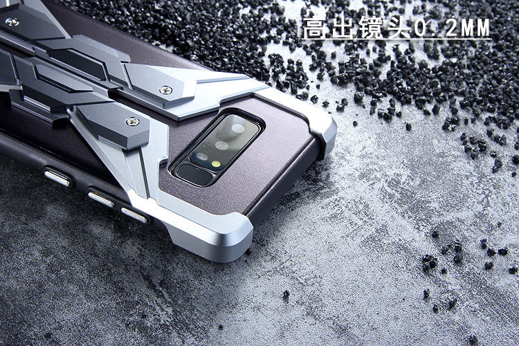 Luphie Neo Armor EVA Wings Shockproof TPU Metal Case Cover for Samsung Galaxy Note 8