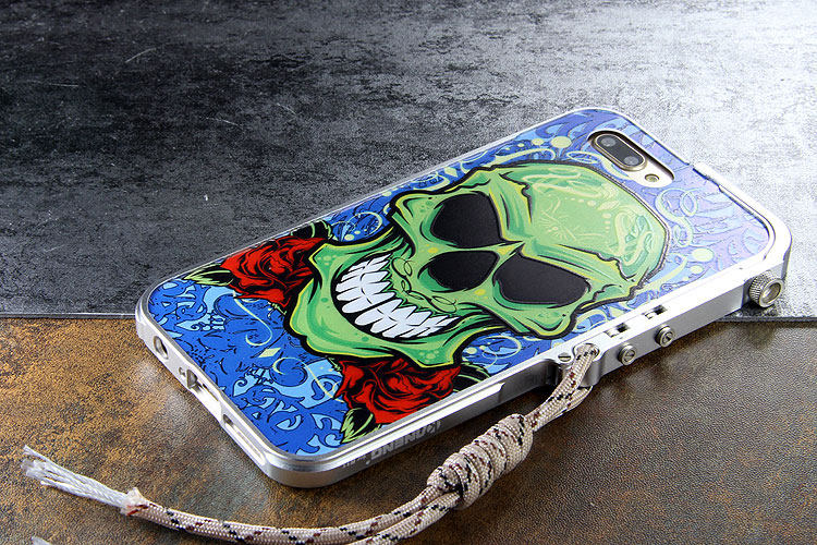 KANENG Mechanical Arm Trigger Aluminum Bumper Metal Frame 3D Cameo Back Cover Case for OPPO R11 & OPPO R11 Plus