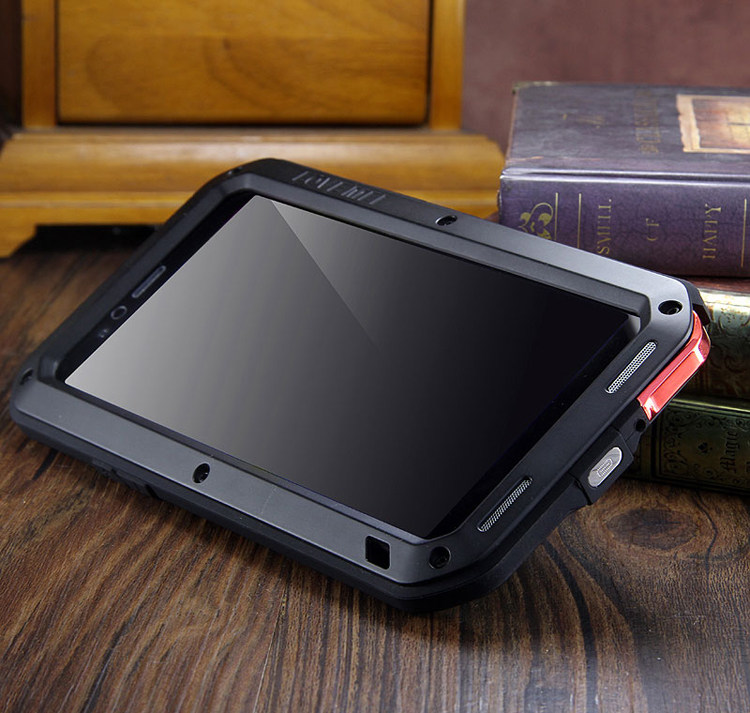 LOVE MEI Powerful Water Resistant Shockproof Dust/Dirt/Snow Proof Aluminum Metal Outdoor Gorilla Glass Heavy Duty Case Cover for OPPO R11s