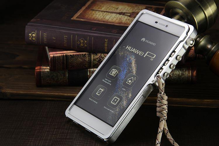 SIMON Mechanical Arm Trigger Aluminum Alloy Metal Bumper Outdoor Case Cover for Huawei P8