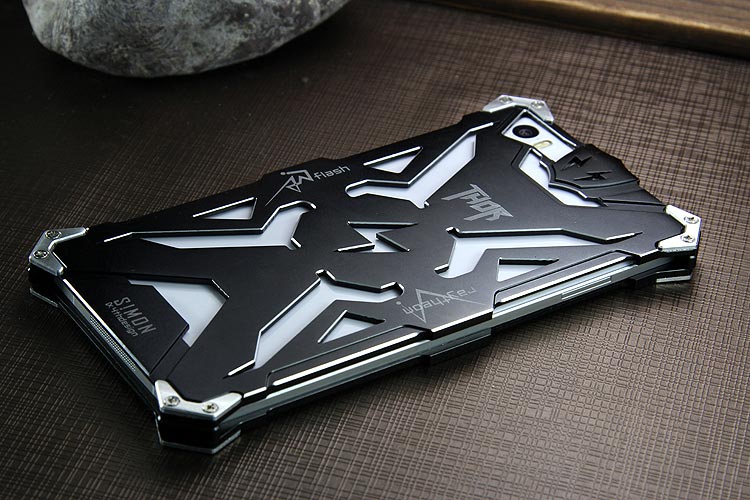 SIMON THOR Aviation Aluminum Alloy Shockproof Armor Metal Case Cover for Xiaomi Mi Note