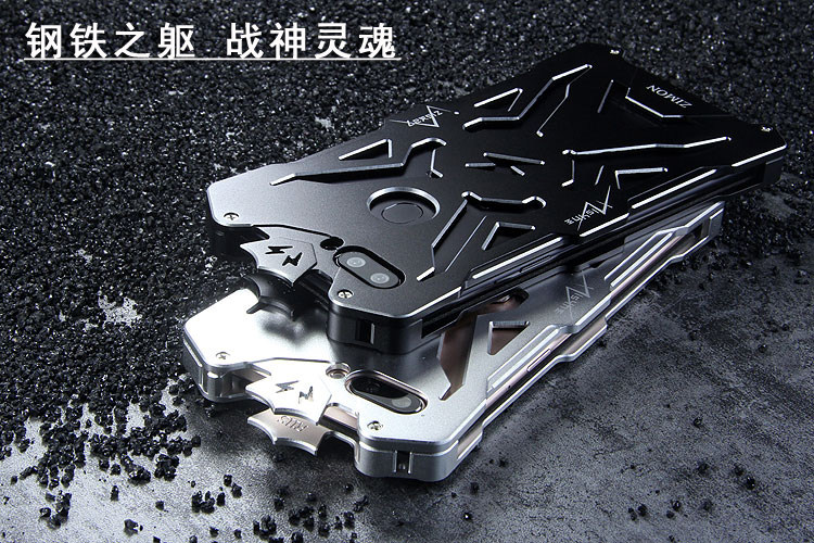 SIMON THOR Aviation Aluminum Alloy Shockproof Armor Metal Case Cover for OPPO R11s