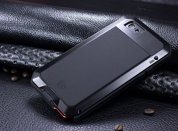 R-Just Extreme Premium Protection System Aluminum Heavy Duty Metal Case with Corning Gorilla Glass for Apple iPhone 6S Plus/6 Plus & iPhone 6S/6