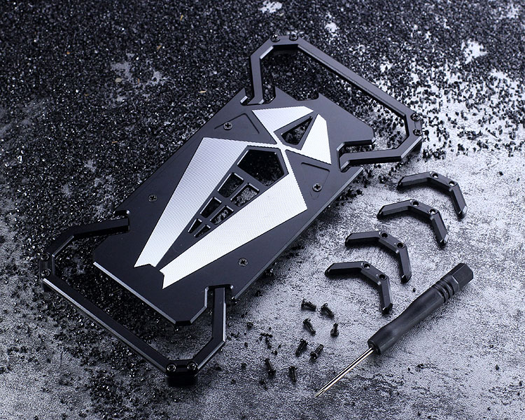 S.CENG Spider-Man Shockproof Aerospace Aluminum Metal Shell Case Cover for OPPO R11